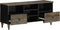 vidaXL - Tv-meubel - 100x33x46 - cm - massief - mangohout - zwart