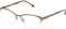 Ladies'Spectacle frame Loewe VLWA03M530A39 Golden (ø 53 mm)