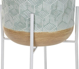 Grondlegger DKD Home Decor Metaal Tweekleurig (35 x 35 x 91 cm)