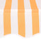 vidaXL - Luifel - handmatig - uittrekbaar - 250 - cm - oranje - en - witte - strepen