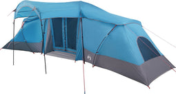 vidaXL - Familietent - met - Ramen - Dome - Blauw - 4-Persoons - Waterdicht