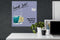 Sigel glasmagneetbord - Artverum - 48x48cm - lavendel - SI-GL119