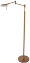 Steinhauer Vloerlamp Turound - Knikarm - Dimbaar - Brons - 23x68x141 cm