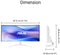 ASUS VU34WCIP-W - QHD Ultrawide Monitor - Ingebouwde luchtionisator - USB-C 65W - 100Hz - 34 inch