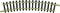 N Fleischmann rails (zonder ballastbed) 22231 Gebogen rails 24 ° 194.6 mm 12 stuk(s)