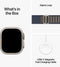 Apple Watch Ultra 2 - GPS Cellular - 49mm - Titanium Case met Blue Alpine Loop - Medium