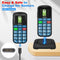 USHINING 4G mobiele telefoon - Senioren - 1,77 inch kleurendisplay - Dual sim - SOS