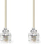 Nedis TCGP90200IV50 - Telecomkabel RJ11 Male - 5.00 m Plat - Ivoor