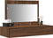 vidaXL - Wandkaptafel - in - Bruin - Eiken - 100x40x70 - cm