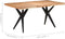 vidaXL - Eettafel - 160x80x76 - cm - massief - acaciahout