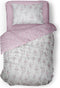 LINNICK Kinder Dekbedovertrek 100% katoen Rina - roze 140x200cm - Tiener Dekbedovertrek 1 persoons