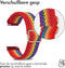 imoshion Elastisch nylon bandje - Universeel 22 mm aansluiting - Rainbow