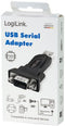2Direct AU0002F - USB-A 2.0 naar RS232 Adapter - 80 cm kabel - Zwart