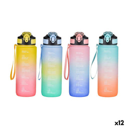 Waterfles Bewinner Multicolour 800 ml 7,5 x 23,5 cm (12 Stuks)