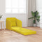 vidaXL - Ligbed - Sofa - 2-in-1 - Geel - 65x80x83 - cm - Velours