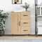 vidaXL - Dressoir - 69,5x34x90 - cm - bewerkt - hout - sonoma - eikenkleurig