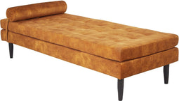 USSEL - Chaise longue - Geel - Fluweel