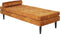 USSEL - Chaise longue - Geel - Fluweel