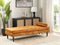 USSEL - Chaise longue - Geel - Fluweel