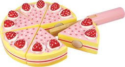 Houten Verjaardagstaart Aardbei