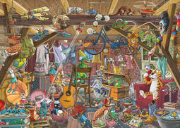 Heye Puz In The Attic (2019) - Puzzel 1000 stukjes - Diverse kleuren