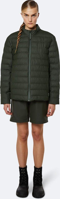 Rains Trekker Jacket - Unisex - Waterdicht - Donkergroen - S/M