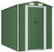 vidaXL - Tuinschuur - 192x274x223 - cm - gegalvaniseerd - staal - groen