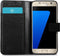 iMoshion Hoesje Geschikt voor Samsung Galaxy S7 Hoesje Met Pasjeshouder - iMoshion Luxe Canvas Bookcase - Zwart