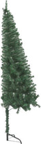 vidaXL - Kunstkerstboom - hoek - 150 - cm - PVC - groen
