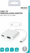 Deltaco USBC-HDMI16 - USB-C Dockingstation - 4K HDMI en 1080p VGA - Wit