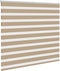 vidaXL - Zebra - Blind - 160x100 - cm - stofbreedte - 155,9 - cm - polyester - zandbruin