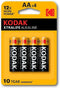 Kodak Xtralife AA - Alkaline Batterijen - 2.700mAh - 4x (4 stuks)