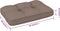vidaXL - Palletkussen - 60x40x12 - cm - stof - taupe