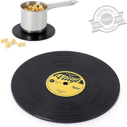 Trivet Vinyl silicone - Voor de retro muziek liefhebber - Pannenonderzetter - Siliconen onderzetter pan