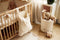 Jollein Boxkleed - 75x95cm - Zachte ribstof - Oatmeal