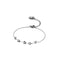 CO88 Collection 8CB 90053 - Stalen Armband met Tekst I Love U - Lengte 16 + 3 cm - Zilverkleurig