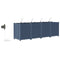 vidaXL - Tuinplantbakken - met - Waterirrigatiesysteem - - - 4 - stuks - - - Grijs