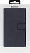 Selencia Hoesje Geschikt voor Samsung Galaxy A7 (2018) Hoesje Met Pasjeshouder - Selencia Echt Lederen Bookcase - Donkerblauw