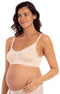 MAGIC Bodyfashion Mama Comfort - Voedingsbeha - Beugelloos met uitneembare pads - Latte