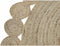 DKD Home Decor - Tapijt - Natuurlijk - Bruin 150 x 150 x 1 cm