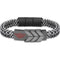 Police Heren-Armband Metaal One Size Zwart 32019271