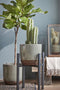 Mica Decorations Nora Bloempot - 30x30x27 cm - Terracotta - Groen