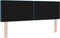 vidaXL - Hoofdbord - met - Kristallen - Knopen, - Donkerblauw, - 160 - cm, - Fluweel