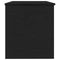 vidaXL - Opbergdoos - met - Deksel - Zwart - Eiken - 100x42x46 - cm - Gelaagd - Hout