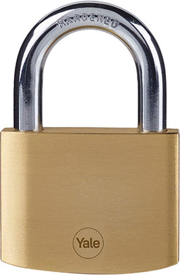 Yale - Messing Hangslot 60 mm - Dubbele Vergrendeling - CEN 2 - Yale 3/10 (3 stuks)