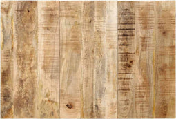 vidaXL - Hoofdbord - 120 - cm - massief - ruw - mangohout