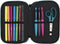 Driedubbele Pennenzak Milan Sunset 49 Onderdelen 19,5 x 13 x 7,5 cm Groen