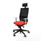 Bureaustoel met hoofdsteun Piqueras y Crespo 4B066G1 Donker oranje