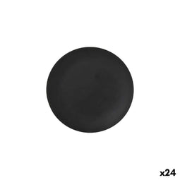 Dessertbord La Mediterránea Zwart 20 cm (24 Stuks)