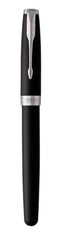 Parker Sonnet - Rollerballpen - Zwarte lak met palladium details - Fijne punt zwarte inkt
